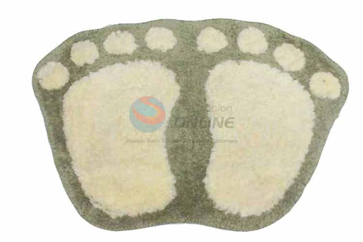 Footprint Shaped Decorative Non-slip Front Floor Mat/Door Mat