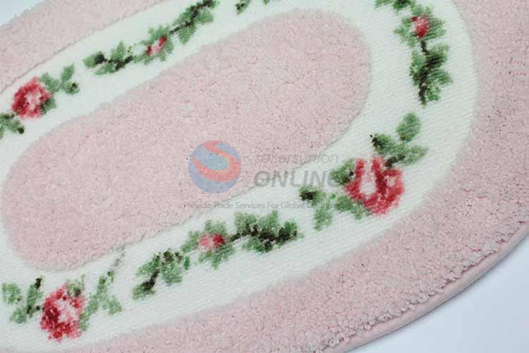 Flower Pattern Decorative Non-slip Front Floor Mat/Door Mat