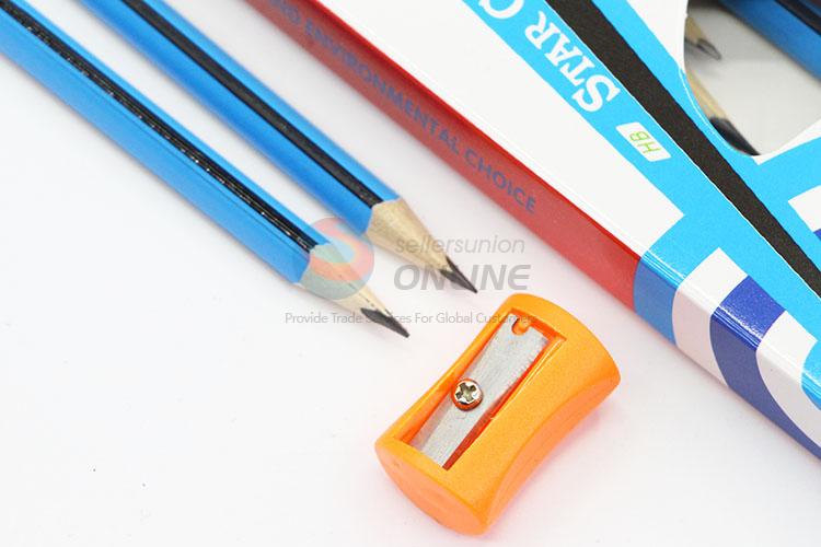 Competitive Price 12pcs HB Pencils Set With Pencil Sharpener