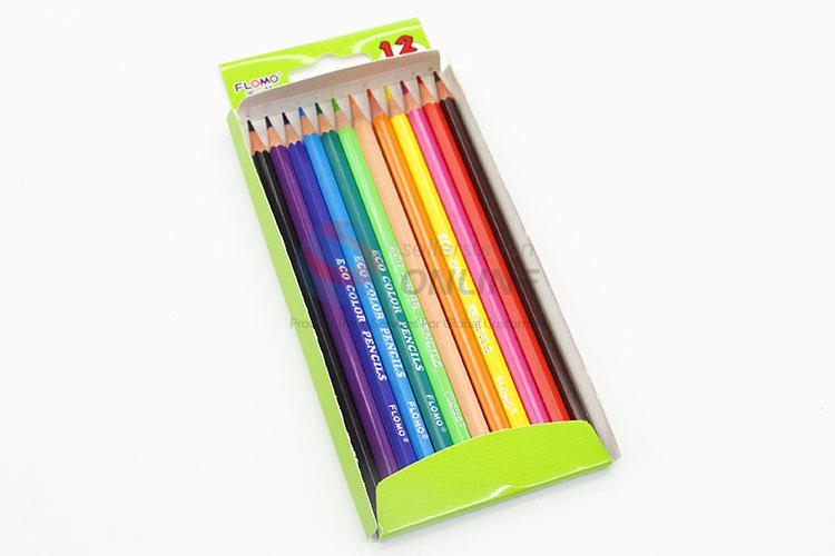 12 Colors Hexagonal Eco-friendly Colored Pencils Set