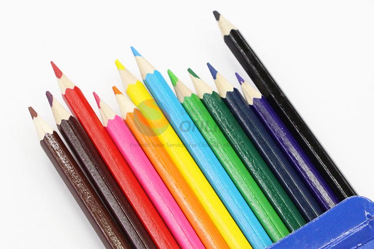 Top Quality 12 Colors Colored Pencils Set