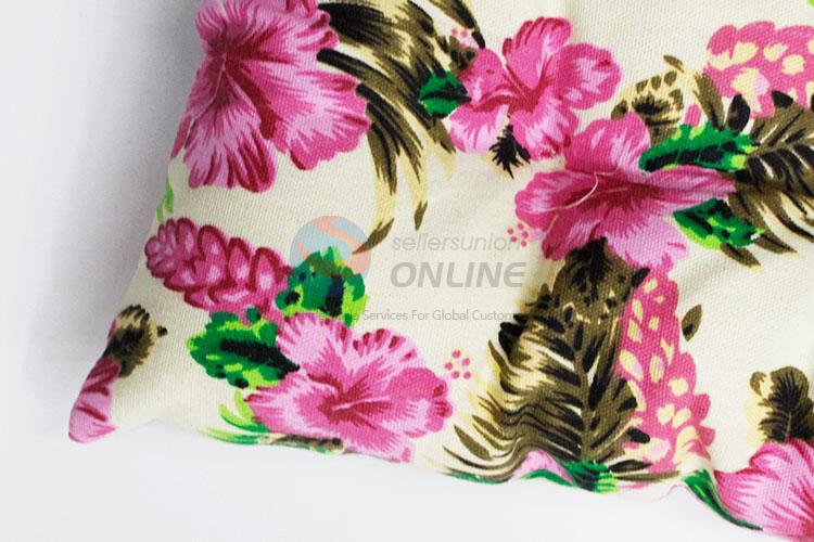 Cheap high sales fashion red flowers seat cushion