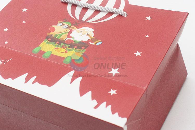 Best cheap high quality 3pcs red Christmas gift bags