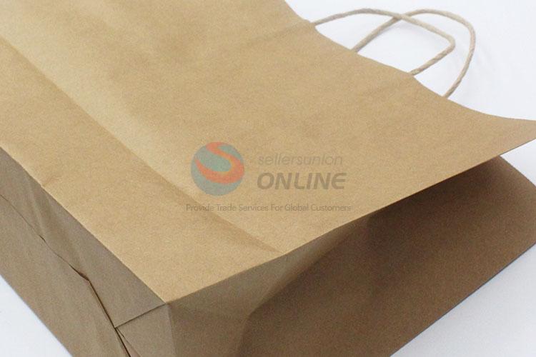 Popular wholesale cheap kraft paper gift bag