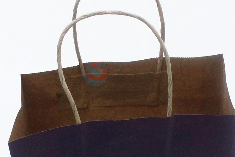 Simple style low price kraft paper gift bag