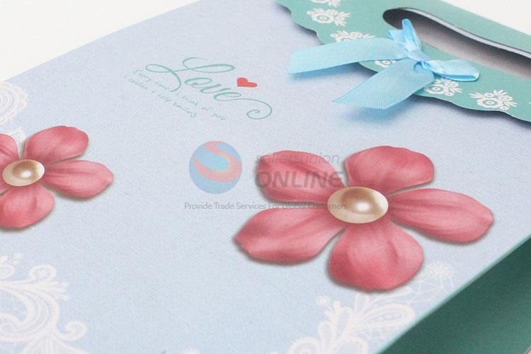 Hot-selling cute style 3pcs blue gift bags