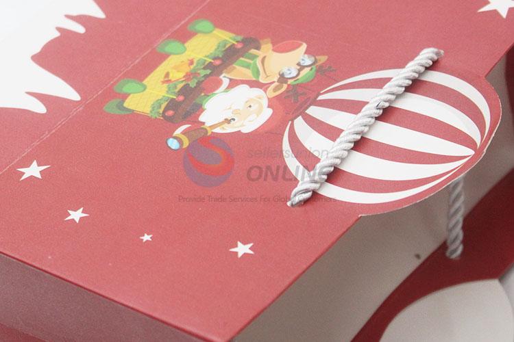 Best cheap high quality 3pcs red Christmas gift bags