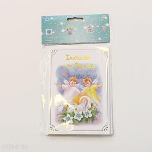 Portable Angel Printed Greeting Card Birthday Card Gift Card