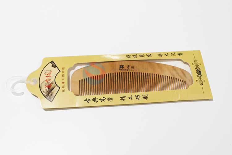 Wholesale Peach Wood Comb/Portable Hair Brush