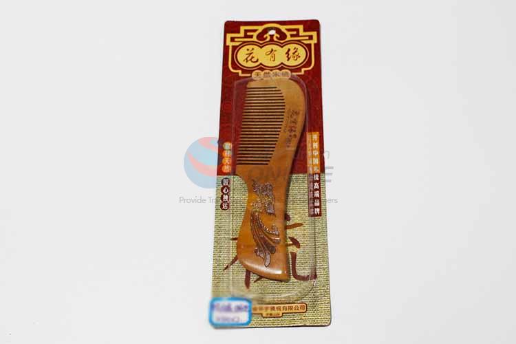 Wholesale Peach Wood Comb/Portable Hair Brush