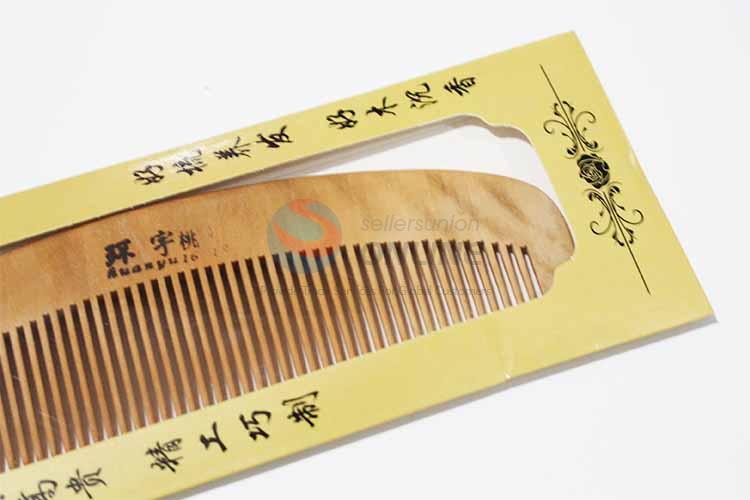 Wholesale Peach Wood Comb/Portable Hair Brush