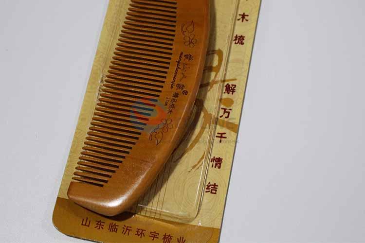 Cheap Peach Wood Comb/Portable Hair Brush