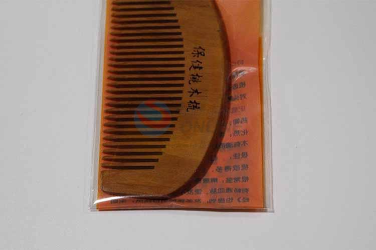 Wholesale Peach Wood Comb/Portable Hair Brush