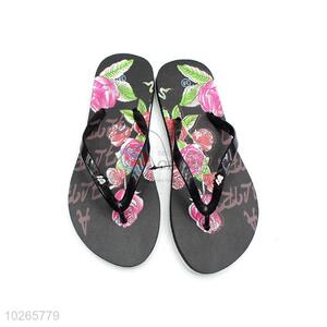 Beautiful Flower Printed Summer Slippers for Sale