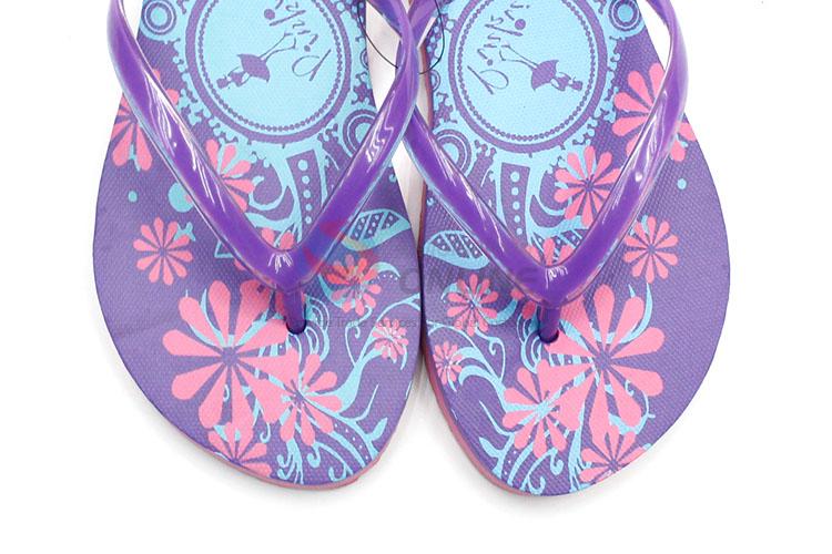 Factory Wholesale Purple Summer Slippers for Sale