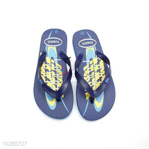 Factory Wholesale Dark Blue Summer Slippers for Sale