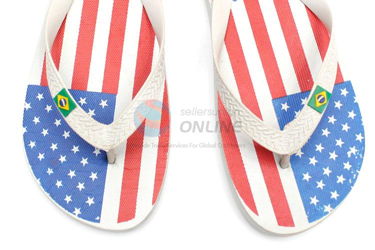 Nice USA Flag Pattern Summer Slippers for Sale