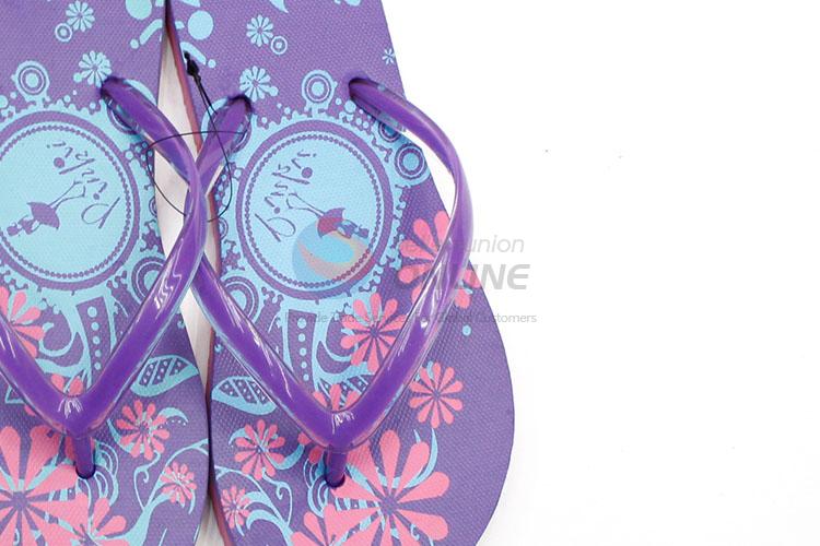 Factory Wholesale Purple Summer Slippers for Sale