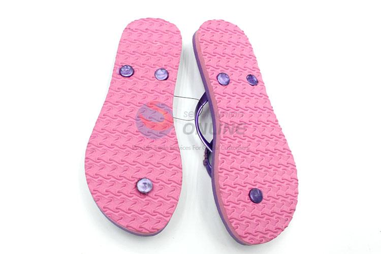 Wholesale Supplies Purple Summer Slippers for Sale