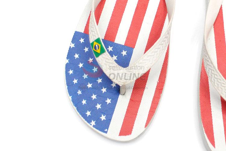 Nice USA Flag Pattern Summer Slippers for Sale