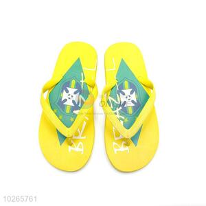 Nice Design Yellow Summer Slippers for Sale