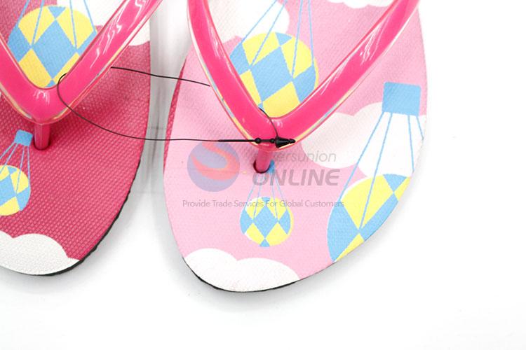 Nice Fire Balloon Printed Summer Slippers for Sale