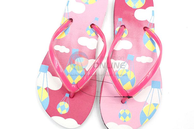 Nice Fire Balloon Printed Summer Slippers for Sale