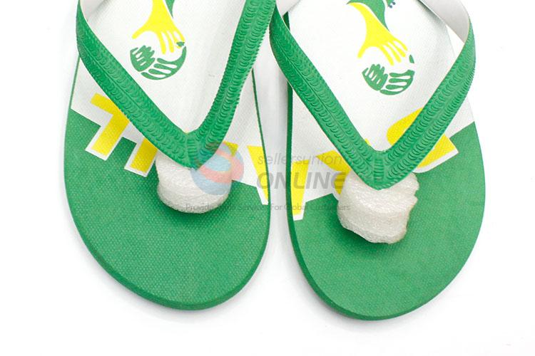 Nice Design Green Summer Slippers for Sale