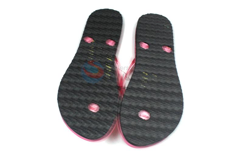 New Arrival Flower Printed Red Summer Slippers for Sale