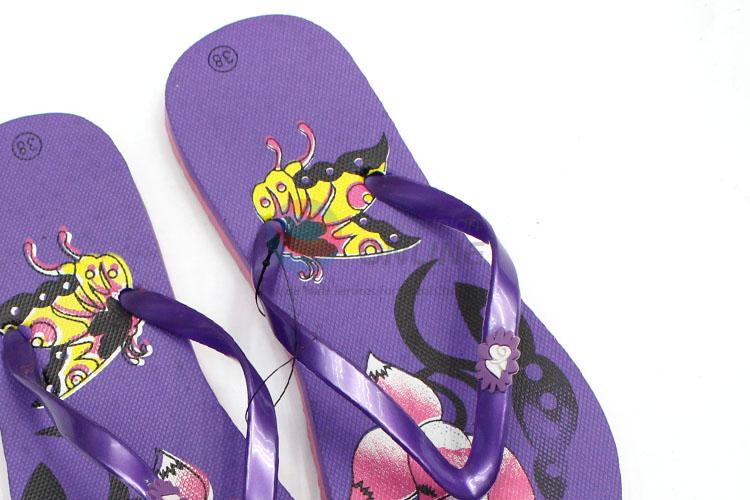 Wholesale Supplies Purple Summer Slippers for Sale