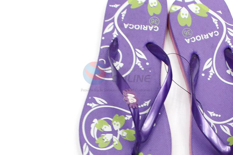 Wholesale Supplies Purple Summer Slippers for Sale