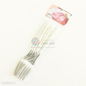 Fashion style low price cool 6pcs forks
