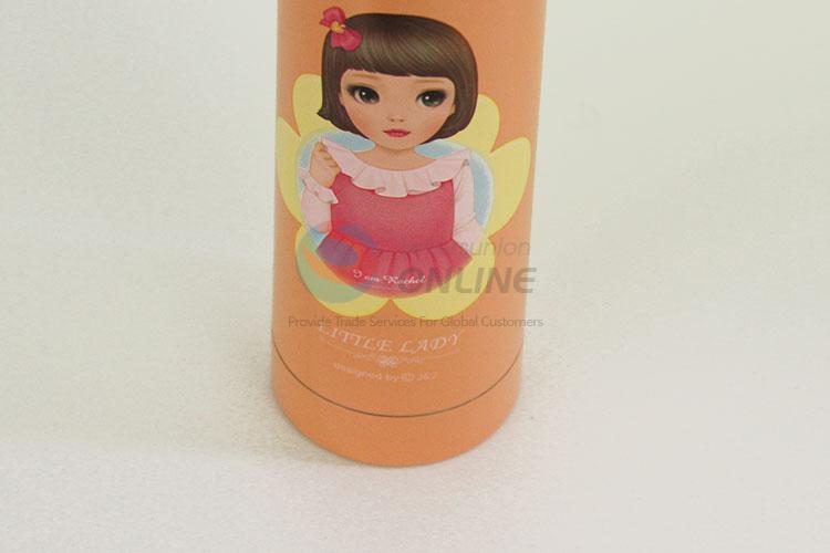 Good Quality Cartoon Cute Girls Pattern 201 Stainless Steel Vacuum Cup Portable Water Bottles