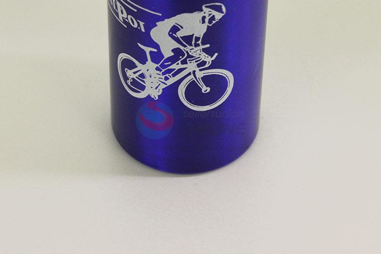 Purple Color Simple Style Sports Water Bottle Mug Cup Flask for Travel Camping Hiking