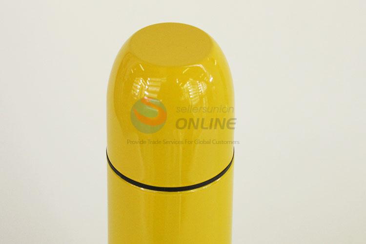 Top Quality Yellow Color Cartoon Girl Pattern 304 Stainless Steel Vacuum Cup Portable Water Bottles