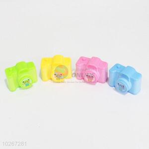 Popular low price high sales camera shape 4pcs pencil sharpeners