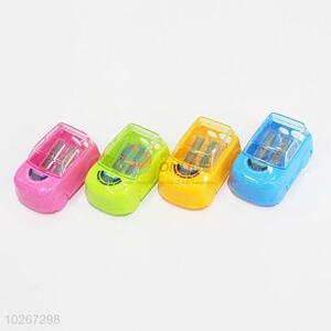 Popular top quality low price car shape 4pcs pencil sharpeners