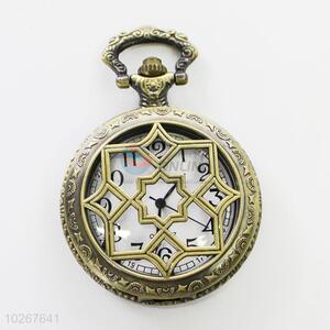 Newly Hollow Design Bronze Zinc Alloy Pocket Watches