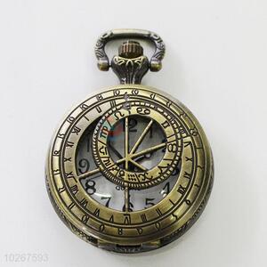 Zodiac Design Vintage Bronze Metal Pocket Watches