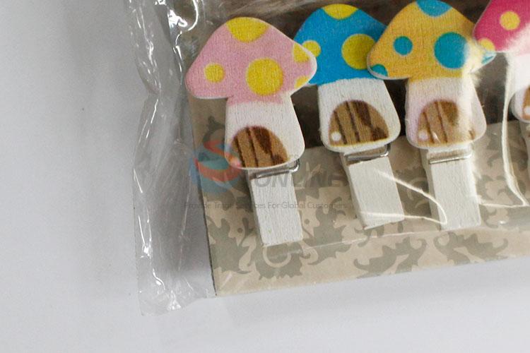 Wholesale Photo Clips Clothing Craft Decoration Mushroom Shaped Clips Pegs