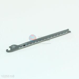 Wholesale price good quality black cat shape wooden ruler 20*2.8cm