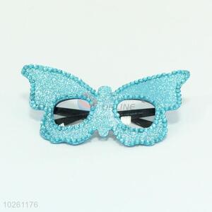 Blue Color Butterfly Shaped Half Mask