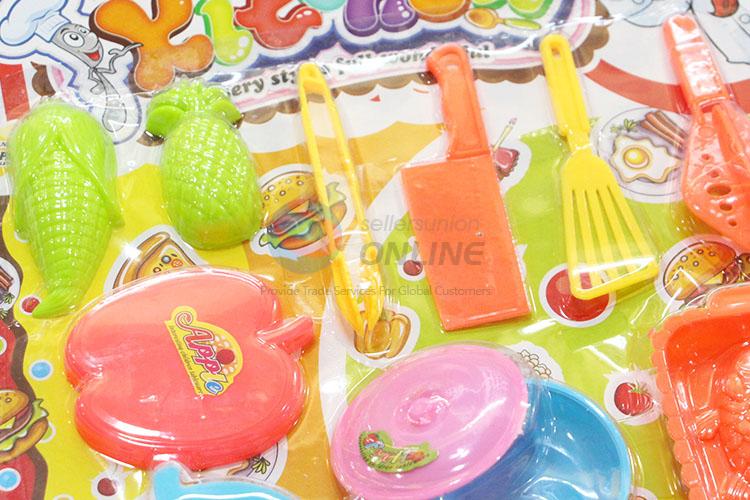 New Arrival Role Play Kids Plastic Kitchenware Toys