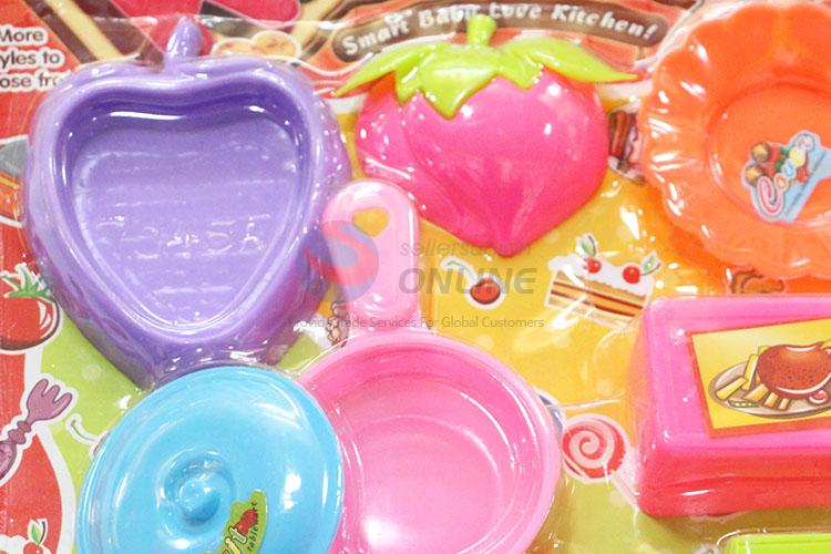 Fashion Style Children Toy Plastic Kitchenware Cooking Set