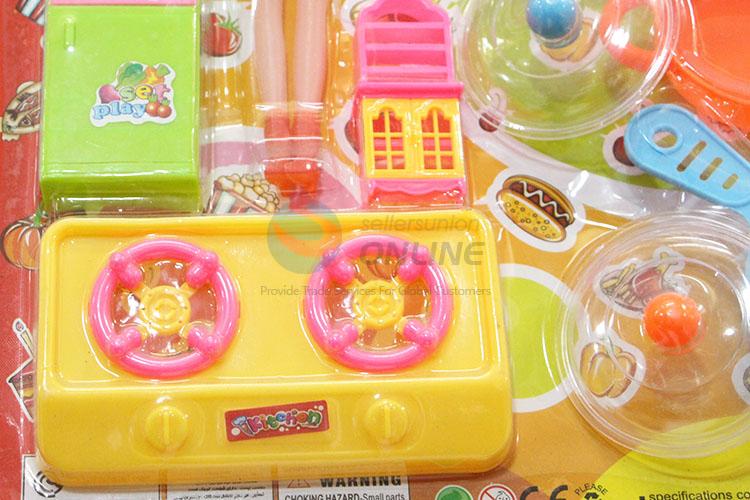 Hot Sale Preschool Educational Plastic DIY Kitchenware Toy