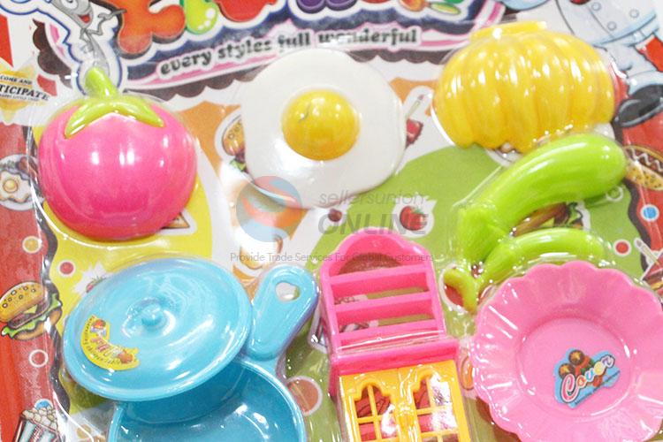 Latest Design Preschool Educational Plastic DIY Kitchenware Toy