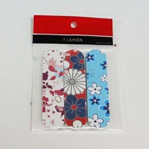 Top quality low price flower printing nail file