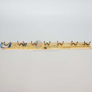 Best selling 7 heads wooden hooks