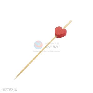 Wholesale hot sales new style red loving heart fruit toothpick