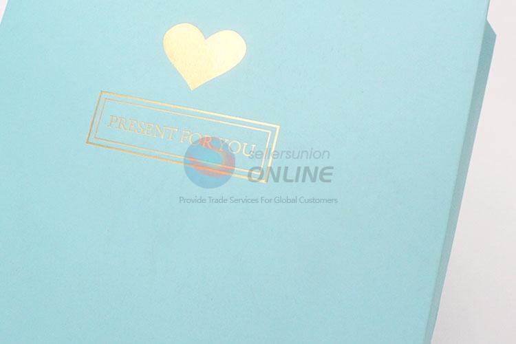 Promotional high quality 3pcs blue/black gift bags